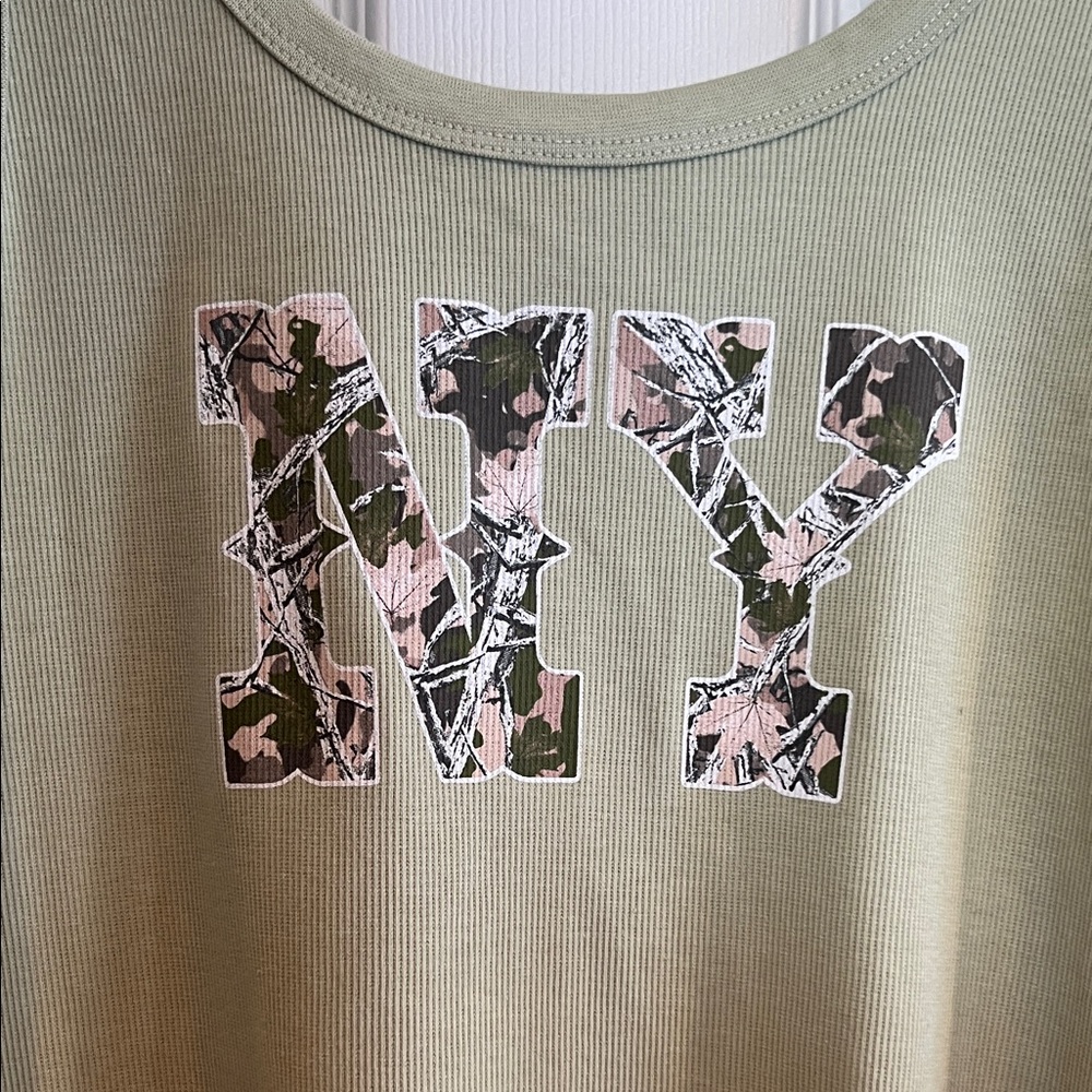 Rebellious One Sage NY Graphic Tank Top - Picture 2 of 5